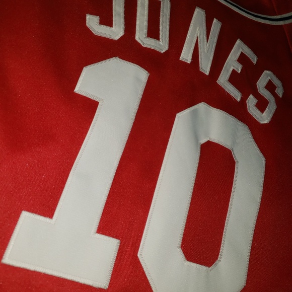 Chipper Jones - Atlanta Braves XL jersey!  ⚾⚾⚾ - Picture 3 of 6